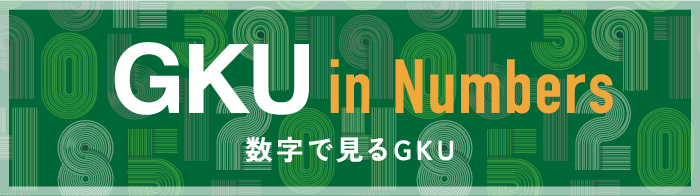 GKU in Numbers　数字で見るGKU