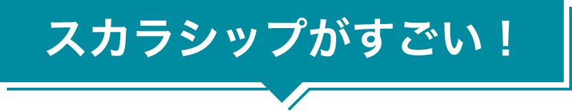 スカラシップがすごい！