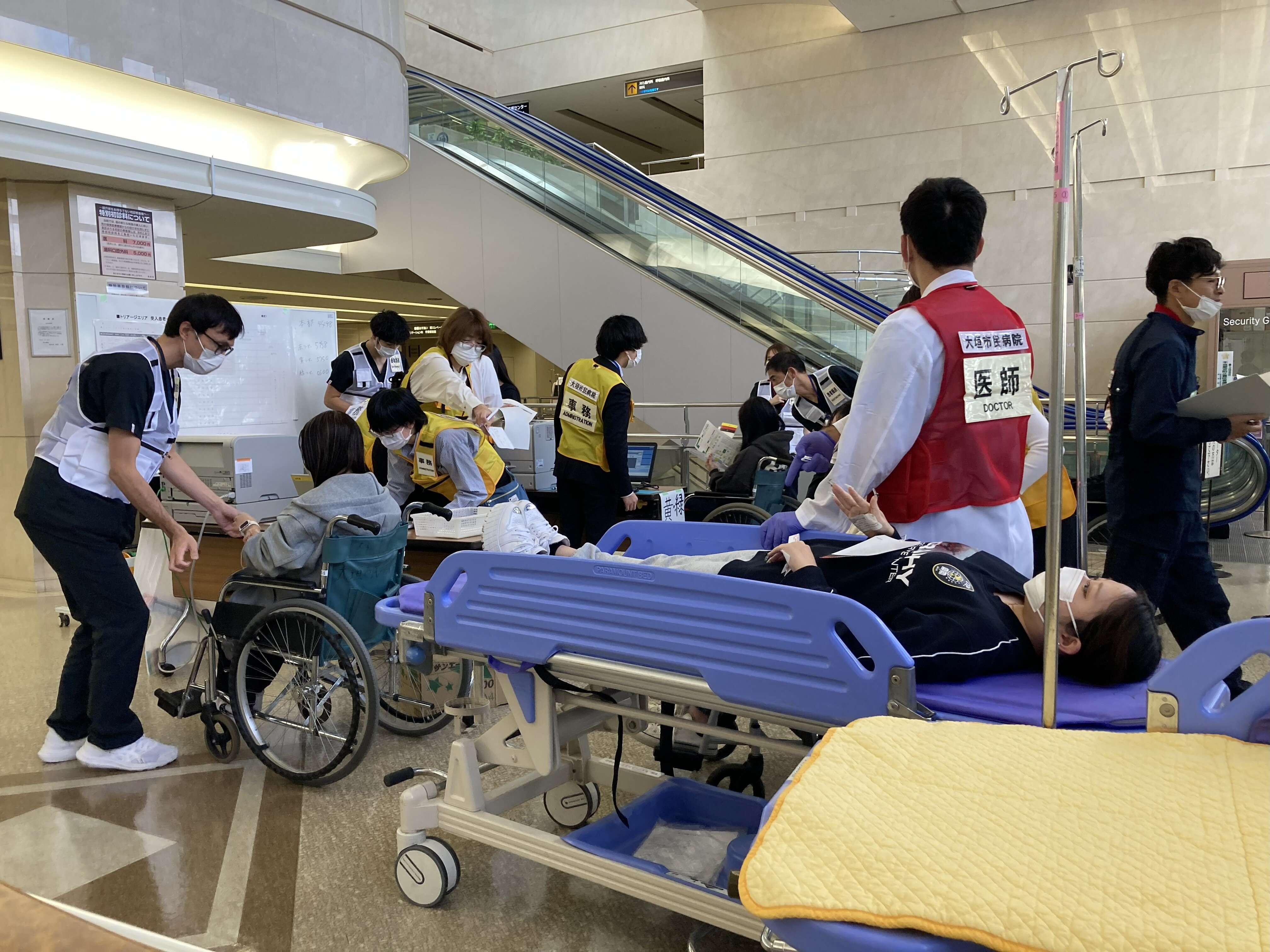 【看護学部】大垣市民病院集団救急模擬訓練に参加しました