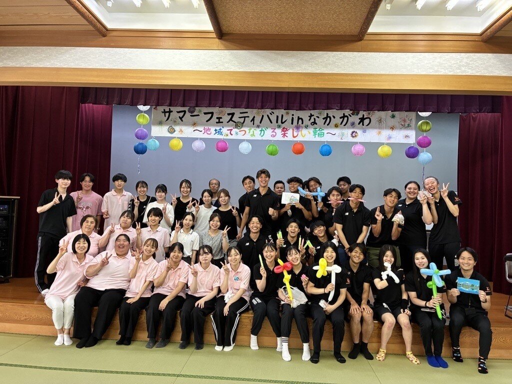 「サマーフェスティバル in なかがわ」に本学学生が参加しました