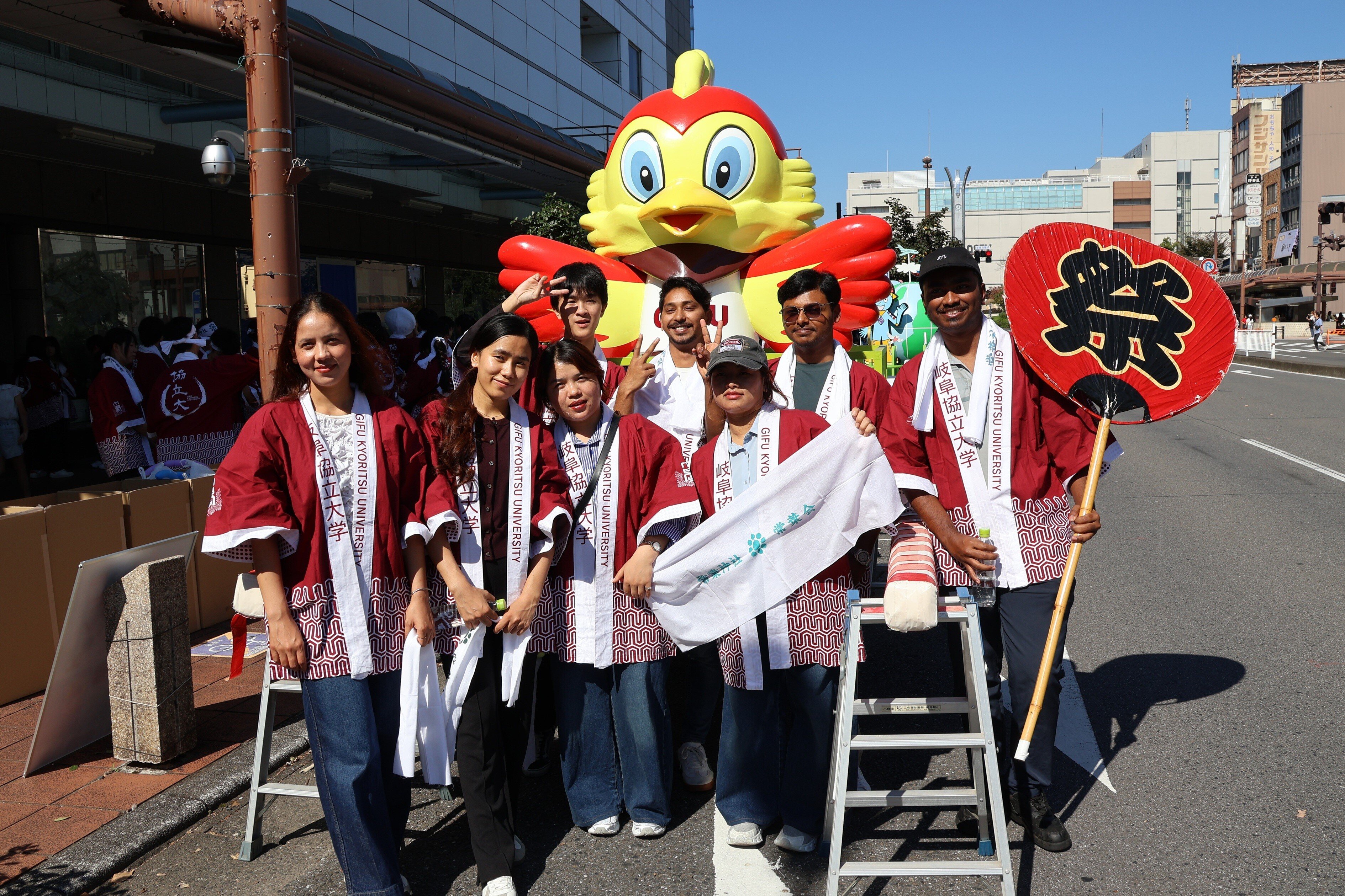 【学生主体の地域活動】十万石まつりに本学学生・教職員が参加しました！