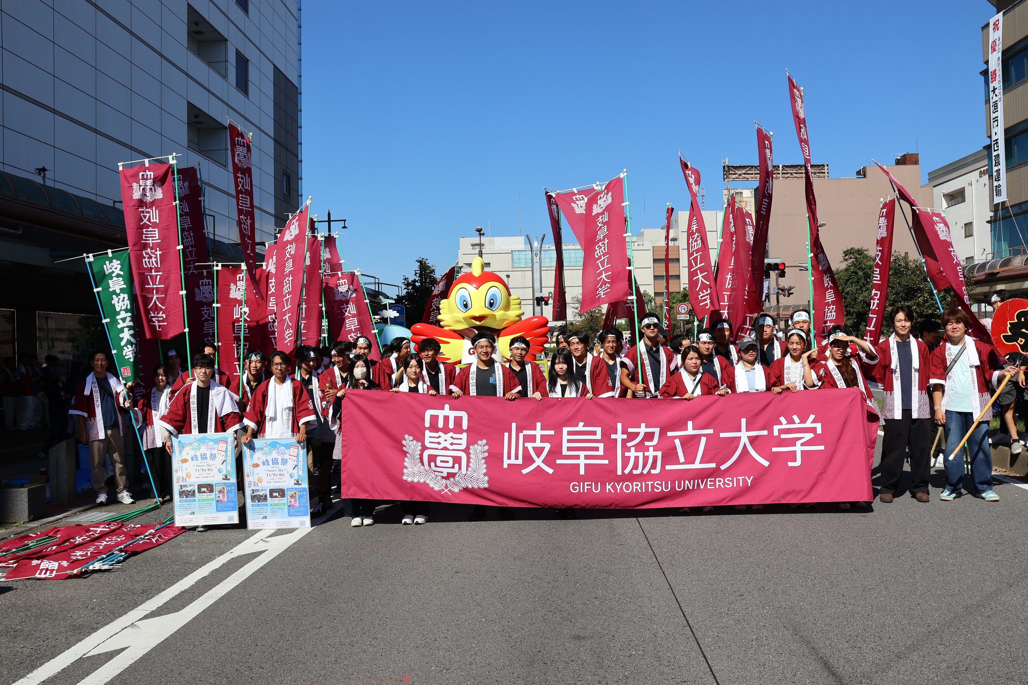 【学生主体の地域活動】十万石まつりに本学学生・教職員が参加しました！