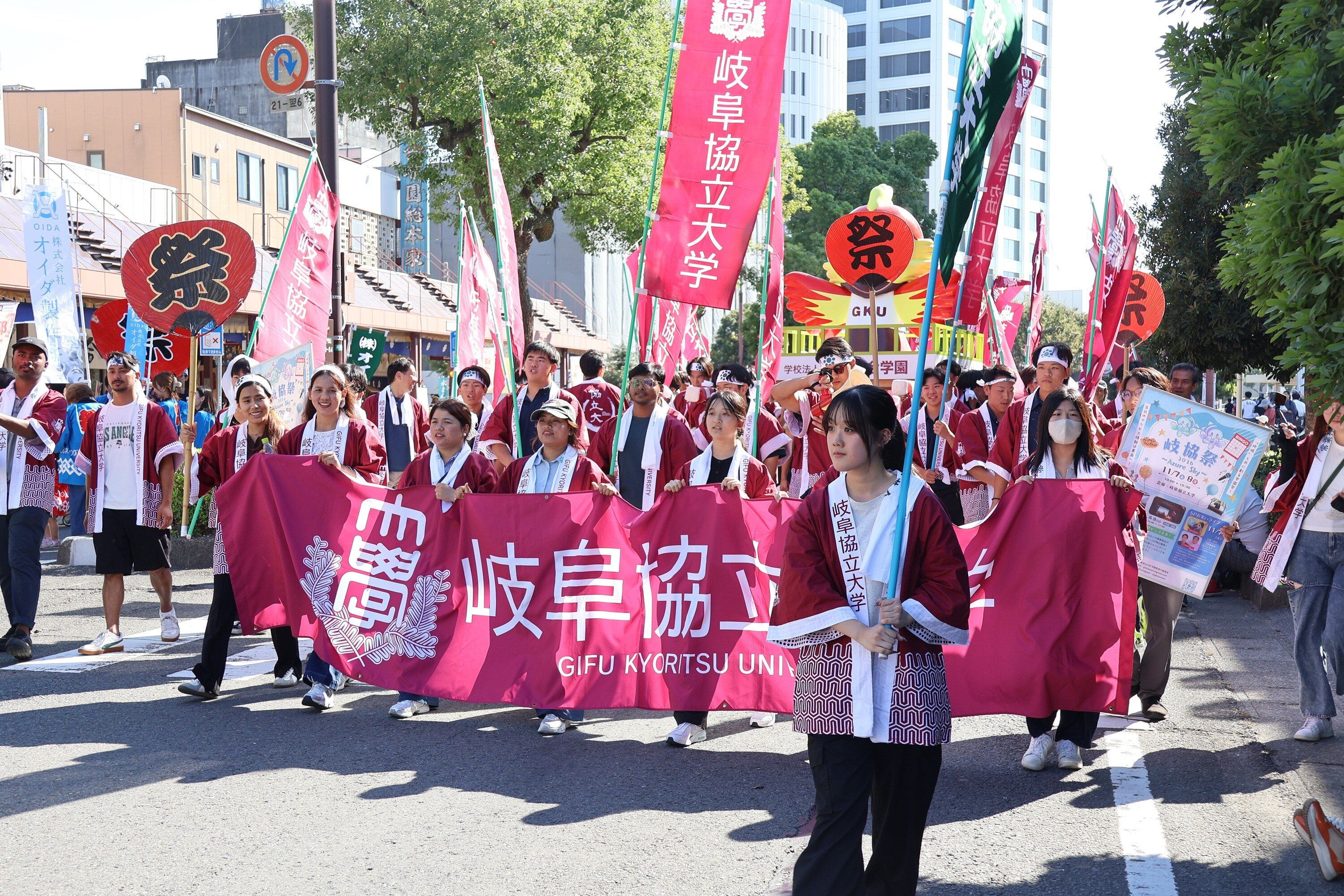 【学生主体の地域活動】十万石まつりに本学学生・教職員が参加しました！
