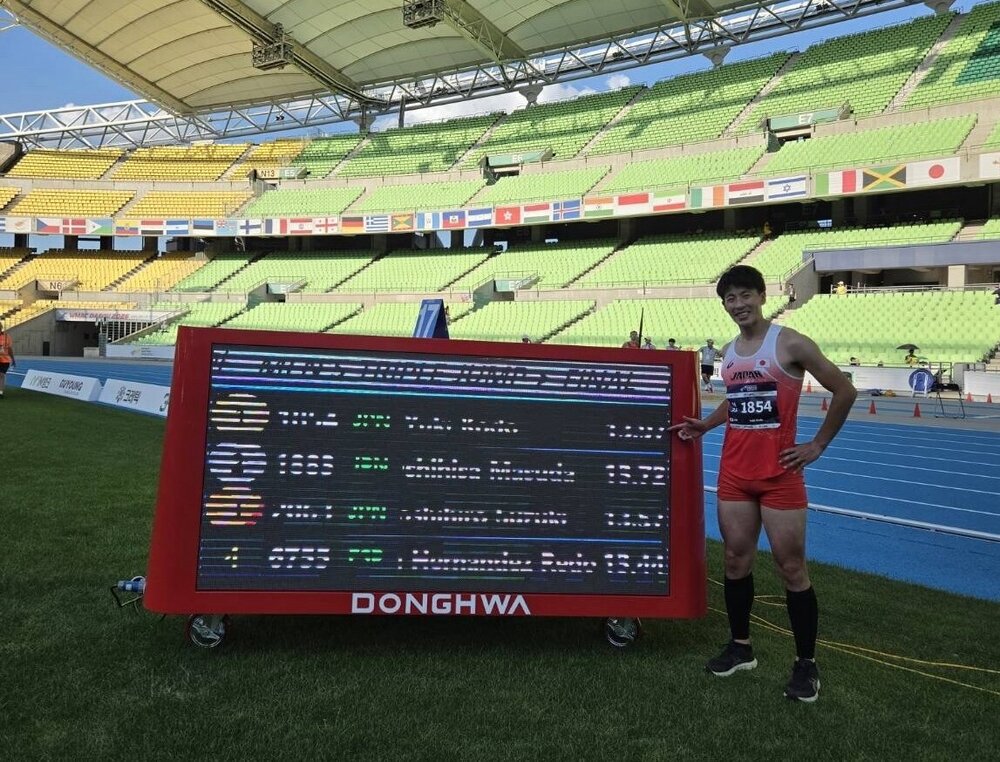 本学職員が世界マスターズ陸上競技選手権大会で優勝！