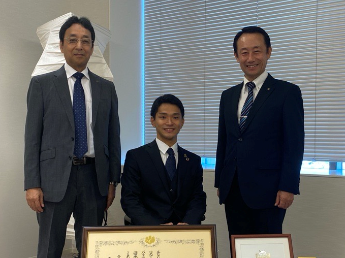 江崎禎英岐阜県知事を表敬訪問しました