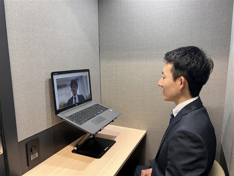 オンライン就活対応の個室型ワークブース「GKUキャリアBOX」を設置しました 